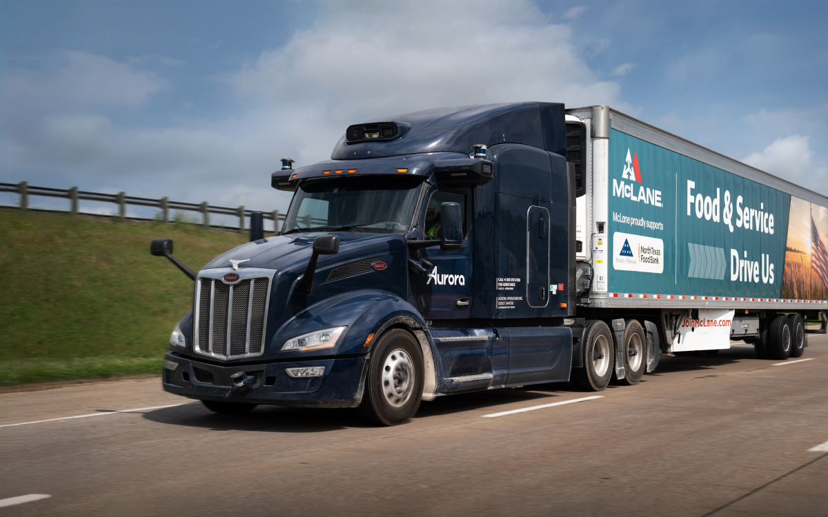 Aurora and McLane Launch Texas Autonomous Trucking Partnership