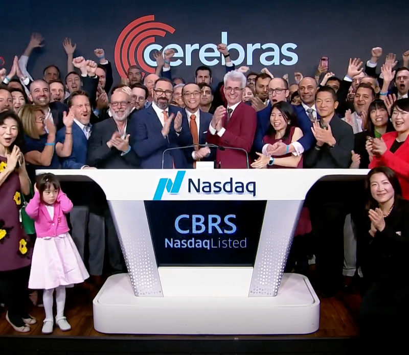 Cerebras raises $5.5B, then stock pops $108%, in the first huge tech IPO of 2026