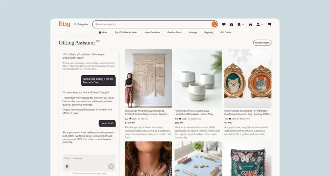 Etsy Integrates AI-Powered Shopping Experience into ChatGPT