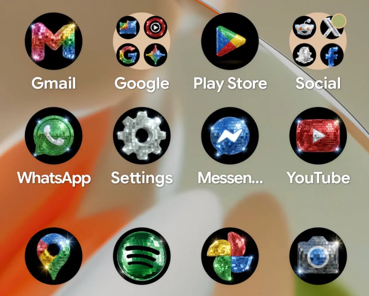 Google’s New Disco-Ball Icons Spark User Skepticism