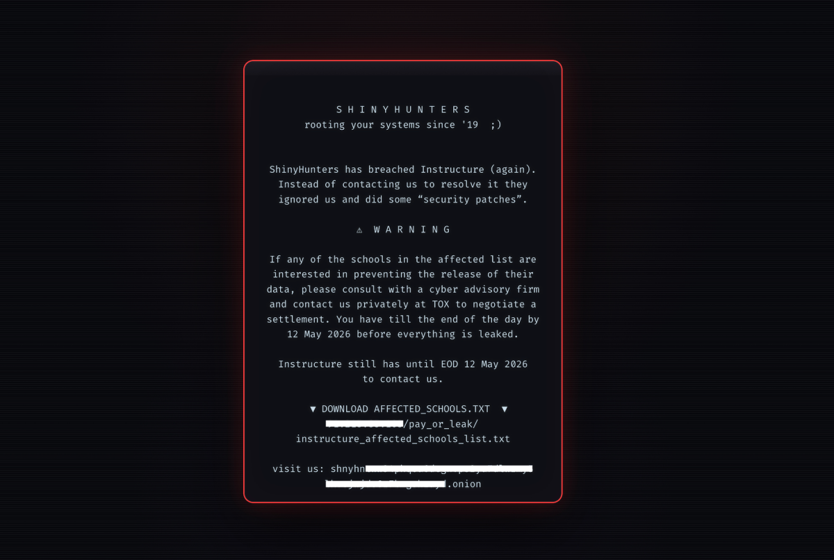 Instructure Breach Leads to Compromised School Login Pages