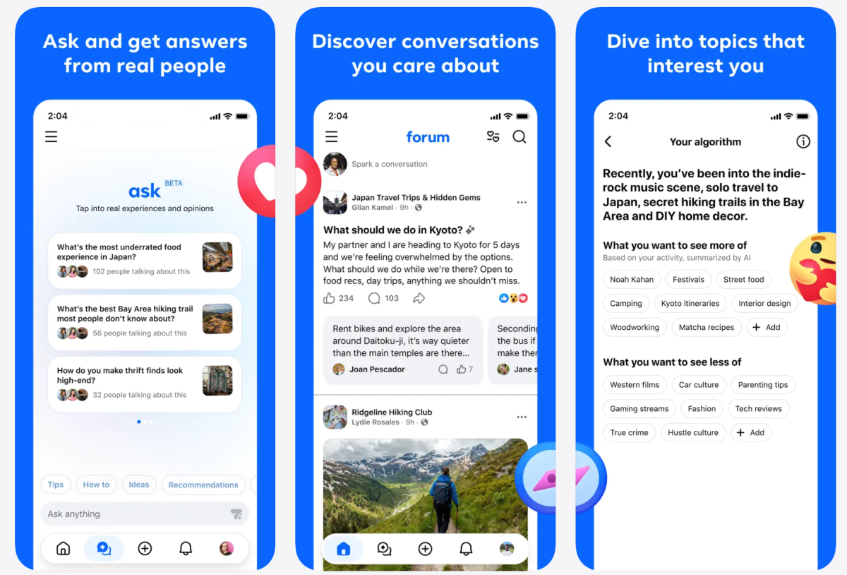 Meta Launches Forum: A New Reddit-Style Community App