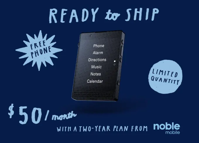 Light Phone and Noble Mobile Partner to Beat Doomscrolling